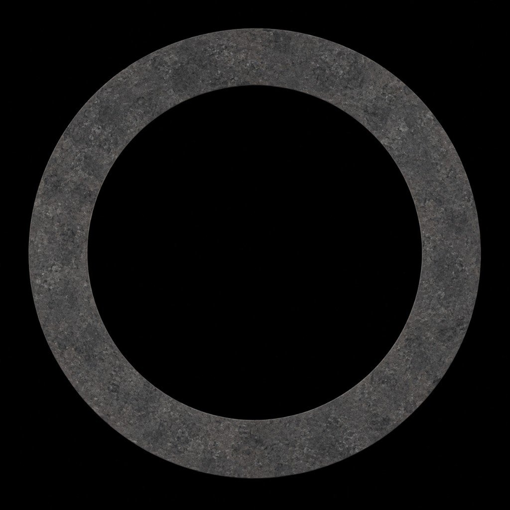 Event Horizon map: a dark textured stone ring around a black void